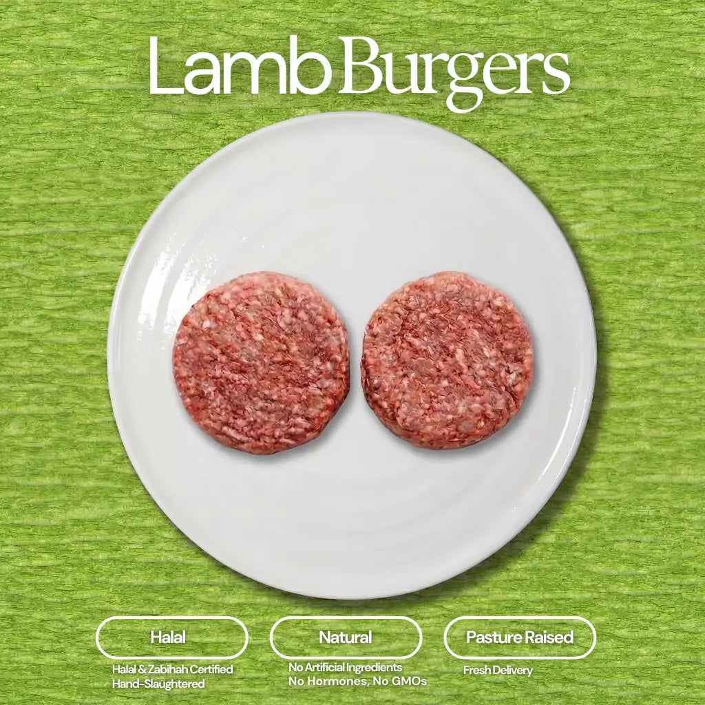Lamb Burgers (2 × 9 oz)
