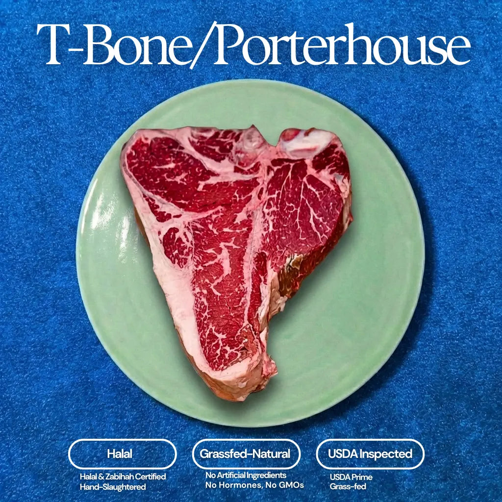 T-Bone/Porterhouse (1.3–1.7 lb, 1 inch)